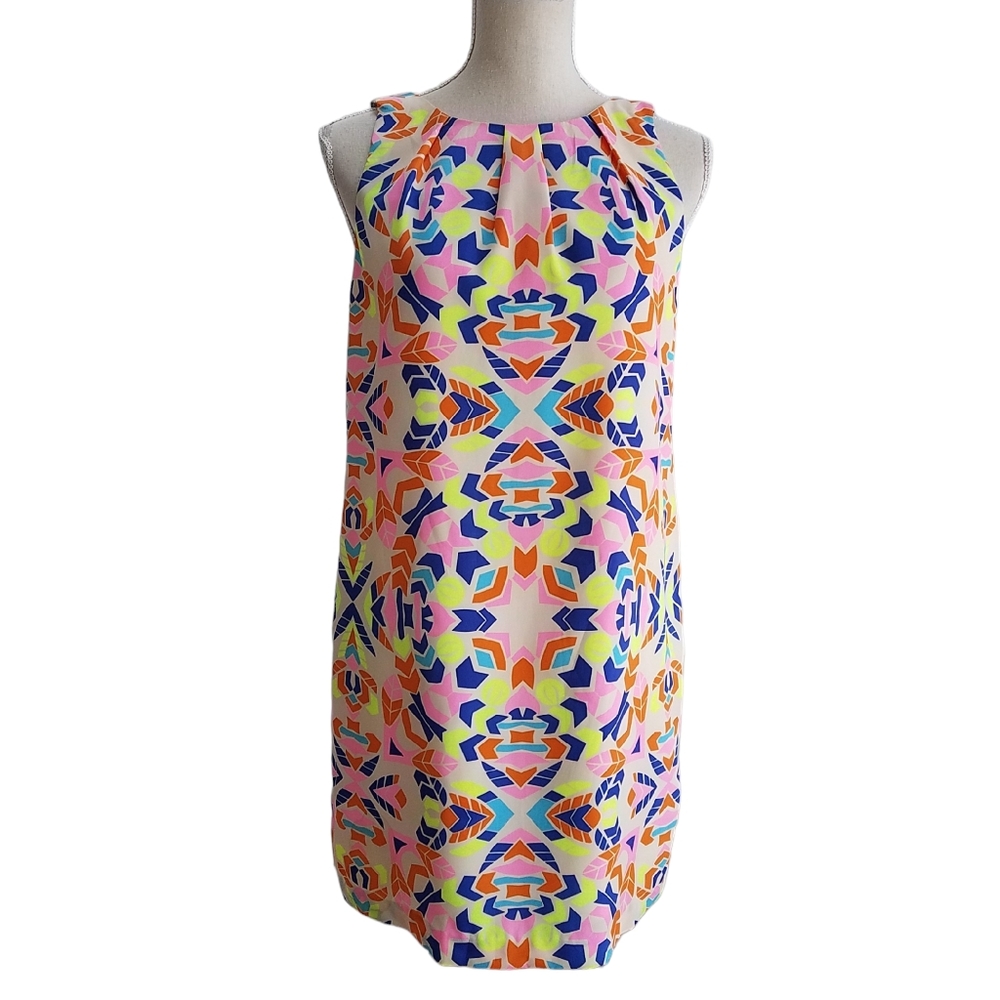Mara Hoffman Aloha Stone Dress Multicolor Geometric Sleeveless Size 4